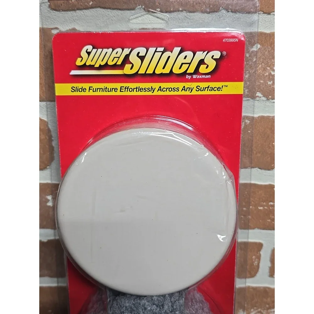 4pc Furniture Super Slider 5 Inch Size Reusable For Hardwood Floors Carpets Rugs